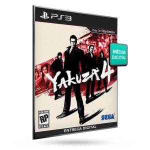 Yakuza 4 PS3 PSN Mídia Digital